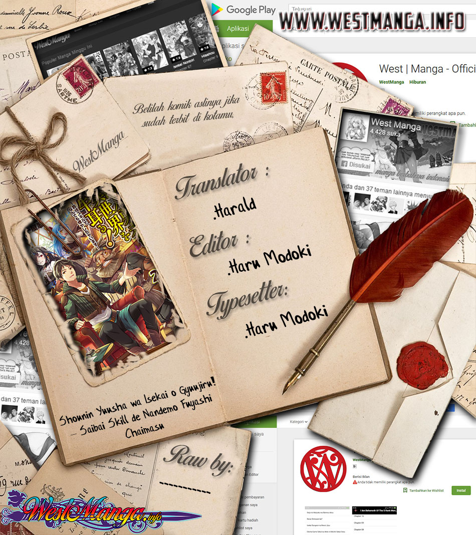 Shounin Yuusha wa Isekai o Gyuujiru! – Saibai Skill de Nandemo Fuyashi Chaimasu Chapter 06 Bahasa Indonesia