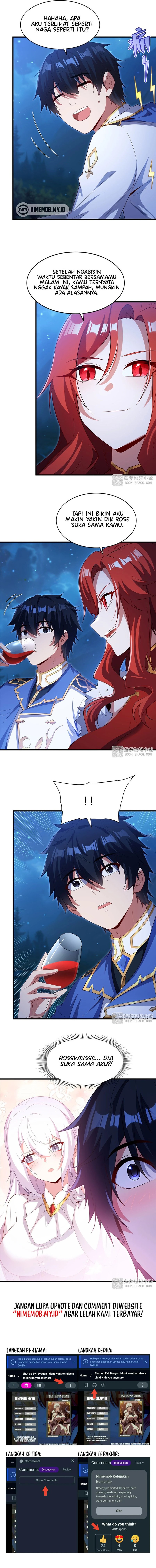 Shut Up, Evil Dragon! I Don’t Want to Raise a Child with You Anymore Chapter 38 Bahasa Indonesia