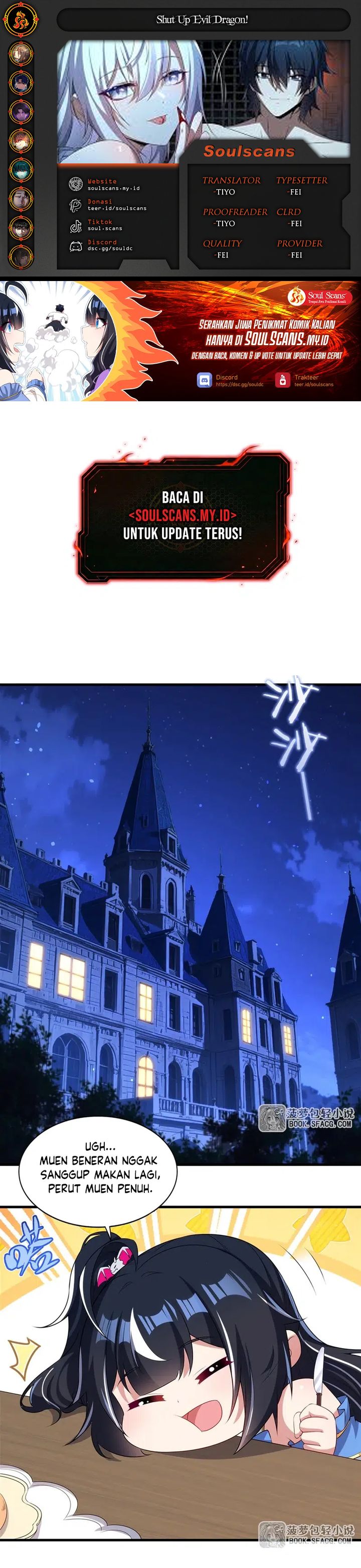 Shut Up, Evil Dragon! I Don’t Want to Raise a Child with You Anymore Chapter 69 Bahasa Indonesia