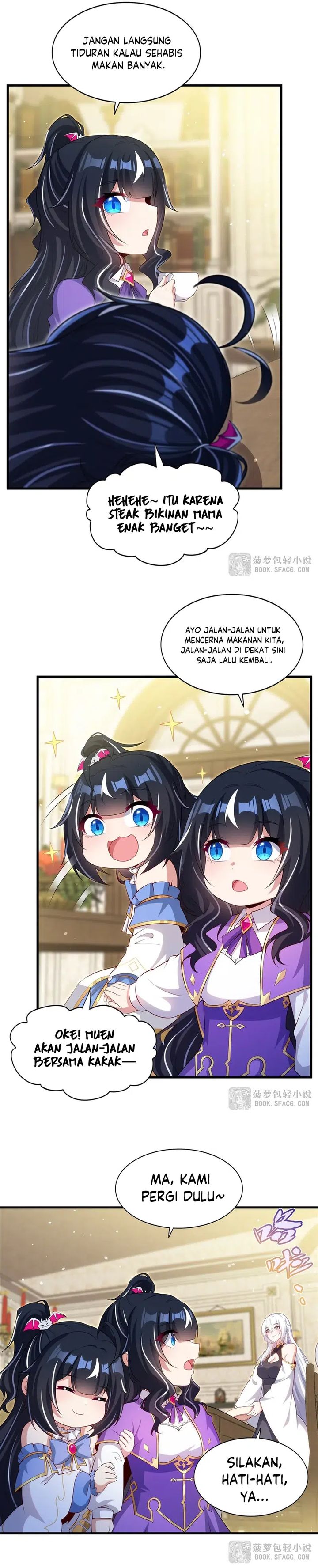 Shut Up, Evil Dragon! I Don’t Want to Raise a Child with You Anymore Chapter 69 Bahasa Indonesia