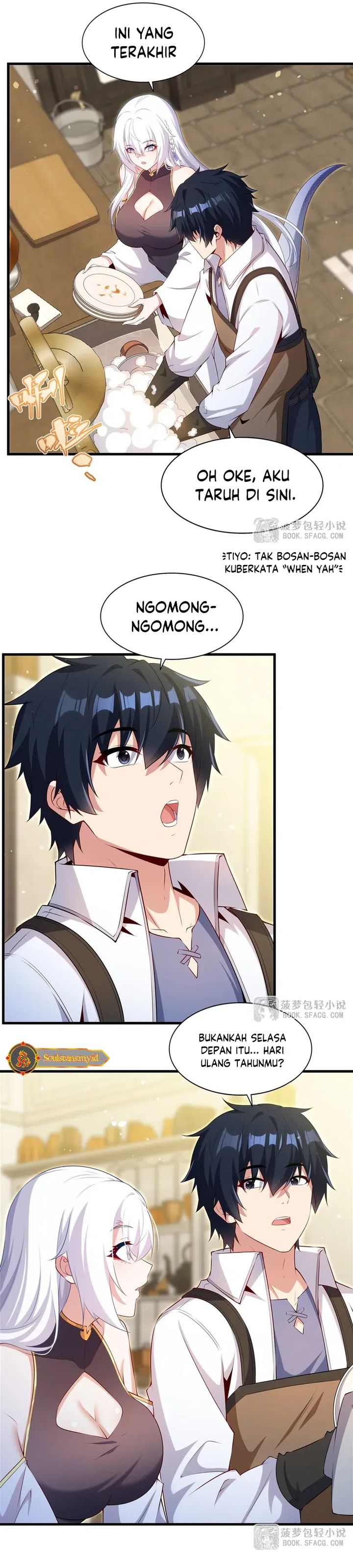 Shut Up, Evil Dragon! I Don’t Want to Raise a Child with You Anymore Chapter 69 Bahasa Indonesia