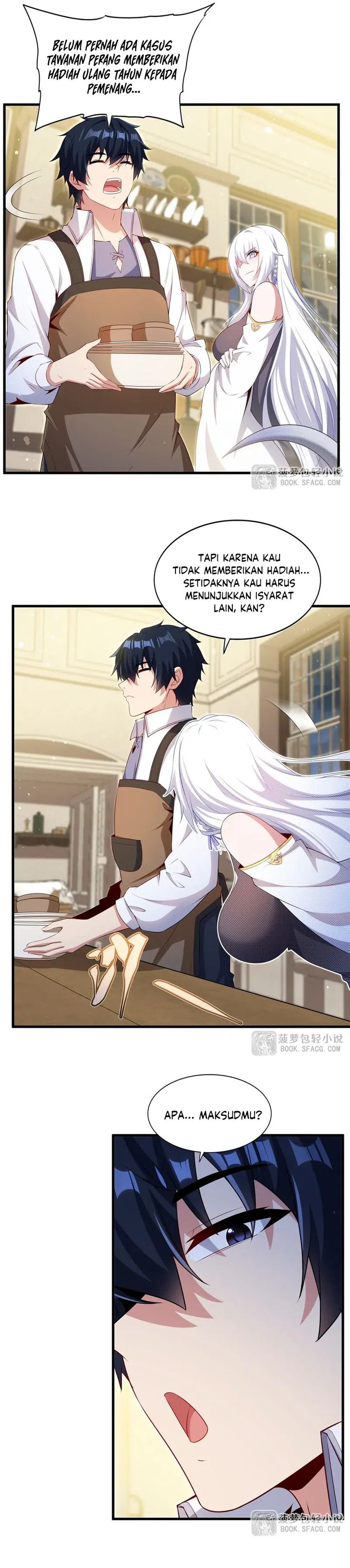 Shut Up, Evil Dragon! I Don’t Want to Raise a Child with You Anymore Chapter 69 Bahasa Indonesia