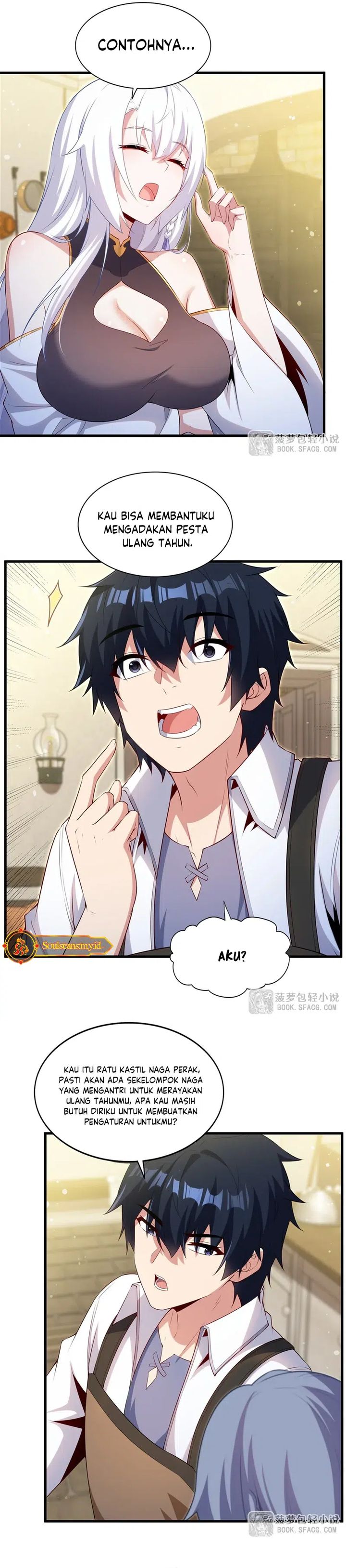 Shut Up, Evil Dragon! I Don’t Want to Raise a Child with You Anymore Chapter 69 Bahasa Indonesia