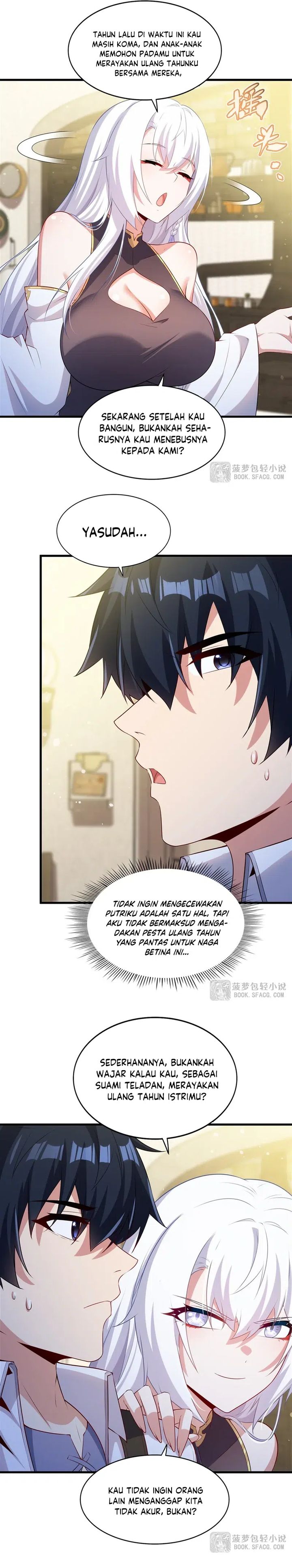 Shut Up, Evil Dragon! I Don’t Want to Raise a Child with You Anymore Chapter 69 Bahasa Indonesia