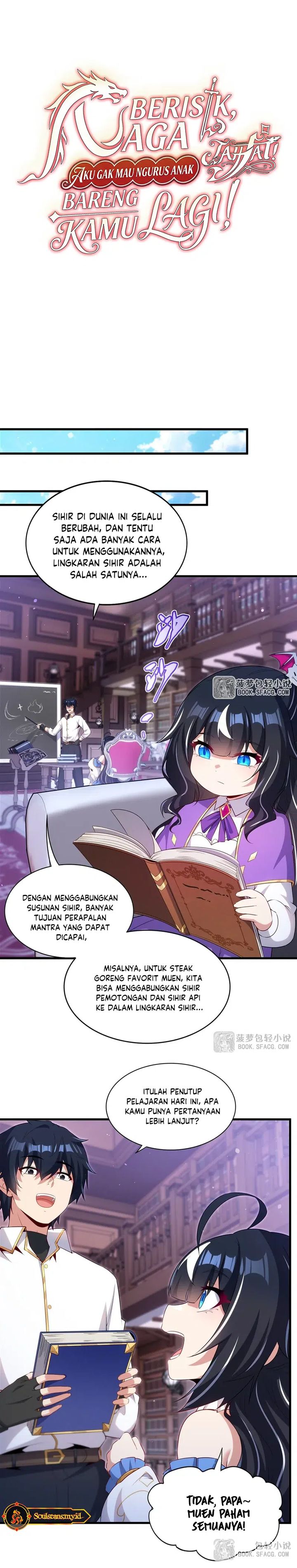 Shut Up, Evil Dragon! I Don’t Want to Raise a Child with You Anymore Chapter 69 Bahasa Indonesia