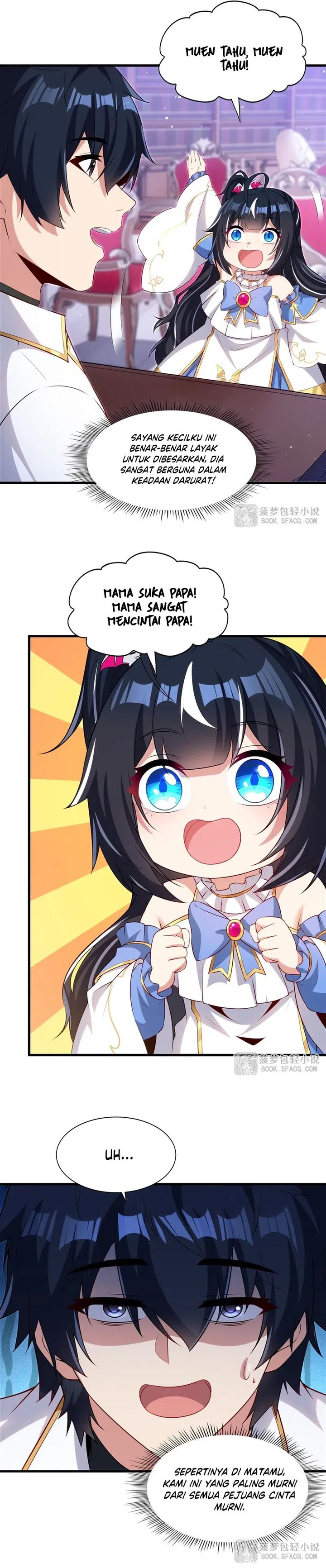 Shut Up, Evil Dragon! I Don’t Want to Raise a Child with You Anymore Chapter 69 Bahasa Indonesia