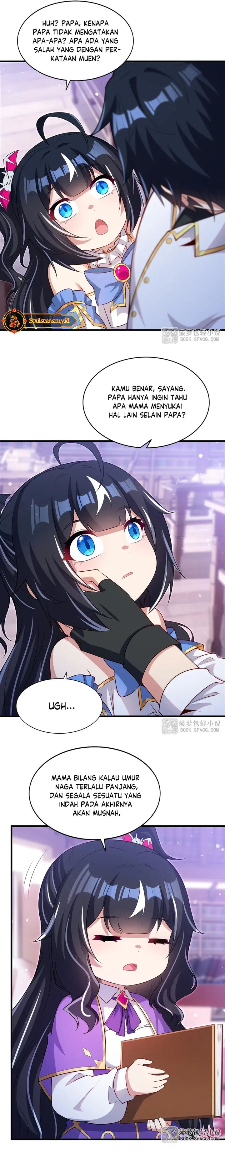 Shut Up, Evil Dragon! I Don’t Want to Raise a Child with You Anymore Chapter 69 Bahasa Indonesia