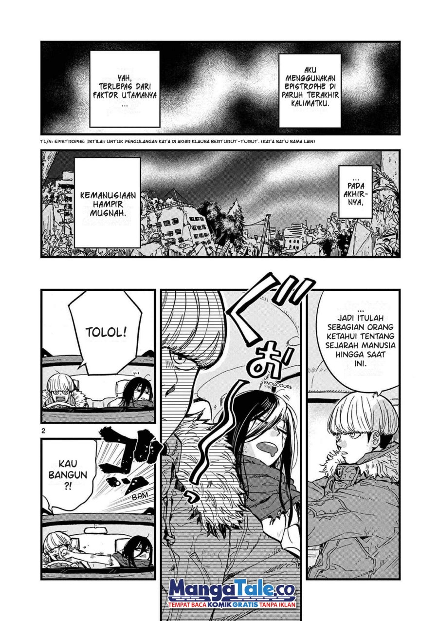 Shuumatsu no Jinrui ni Bunmei wa Hitsuyou desu ka? Chapter 02 Bahasa Indonesia