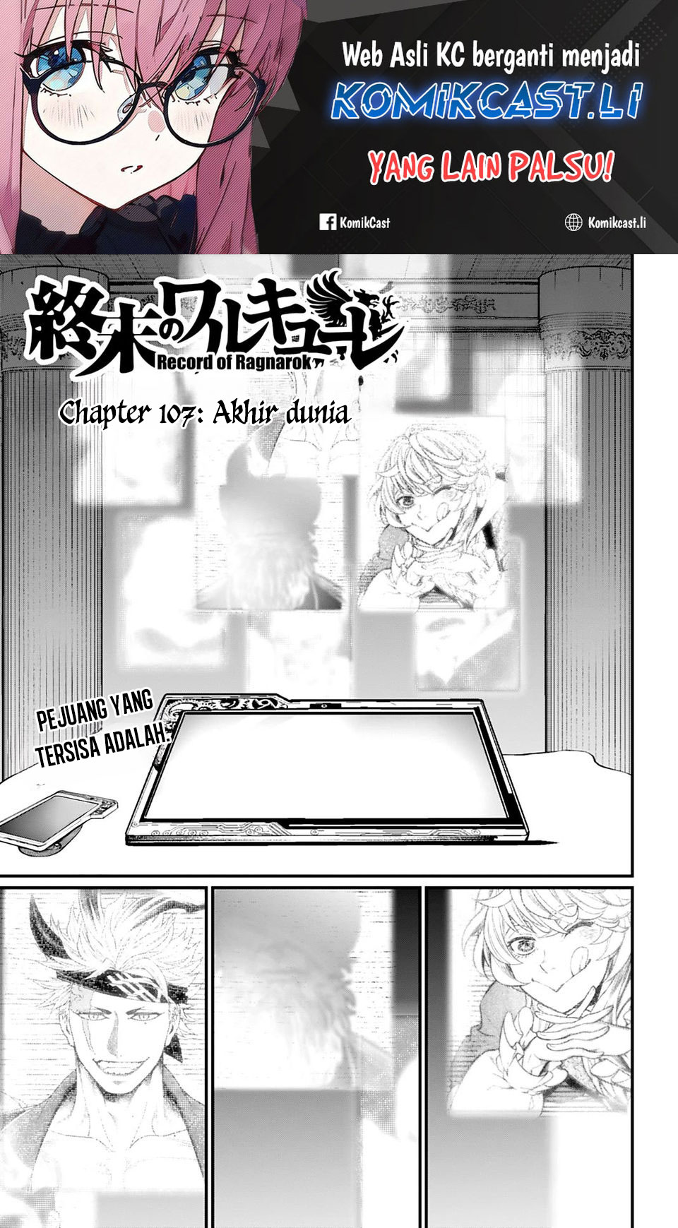 Shuumatsu no Valkyrie Chapter 107 Bahasa Indonesia