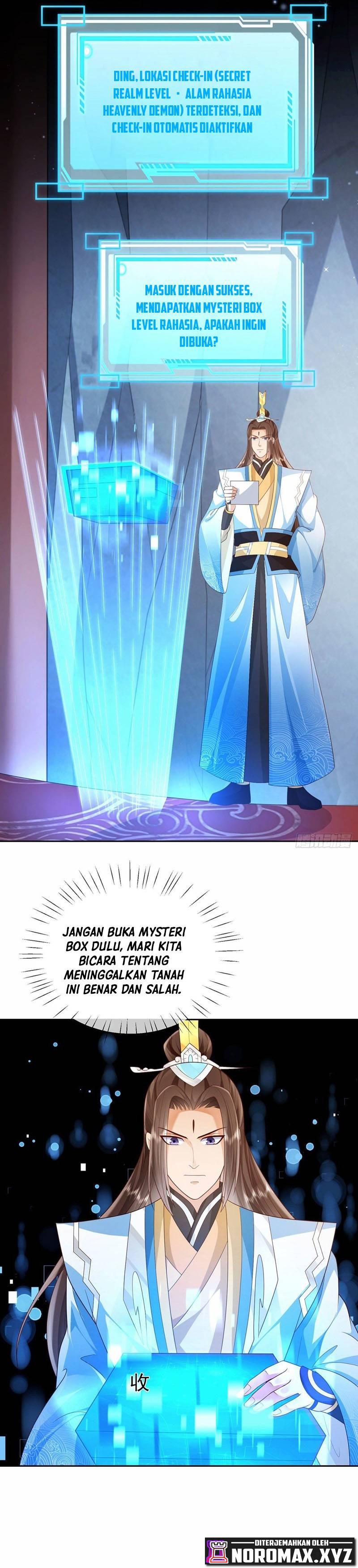 Sign in the Mystery Box to Dominate the World of Cultivation Chapter 22 Bahasa Indonesia