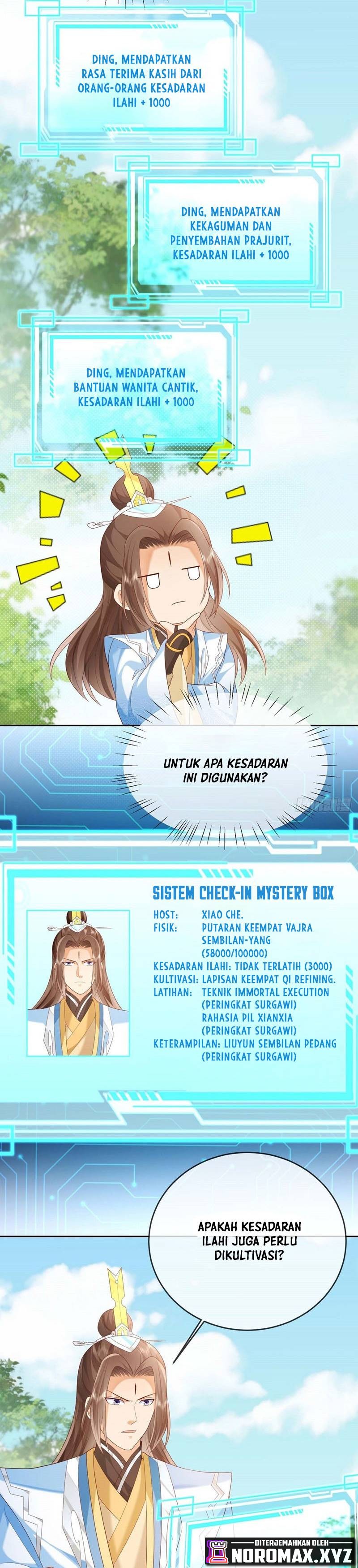 Sign in the Mystery Box to Dominate the World of Cultivation Chapter 29 Bahasa Indonesia