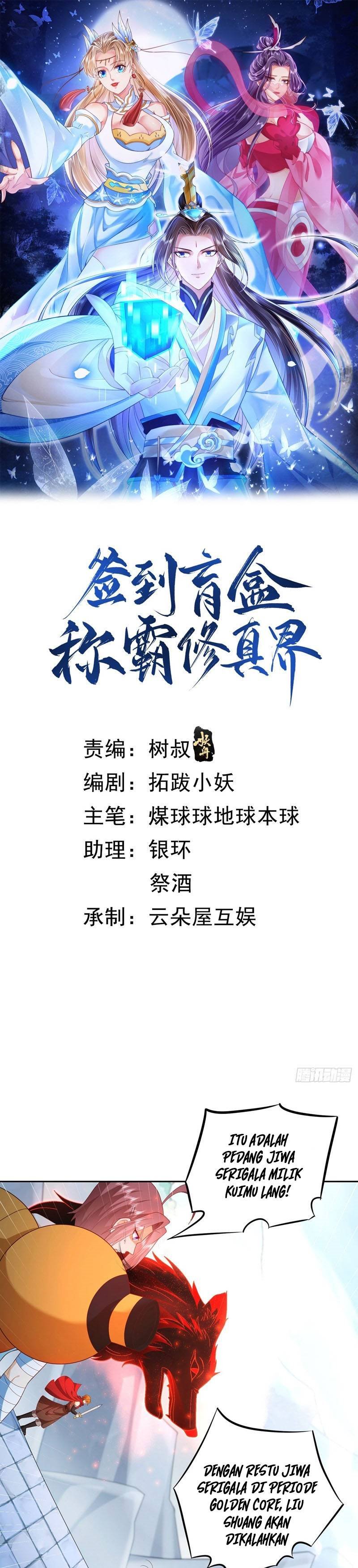 Sign in the Mystery Box to Dominate the World of Cultivation Chapter 37 Bahasa Indonesia