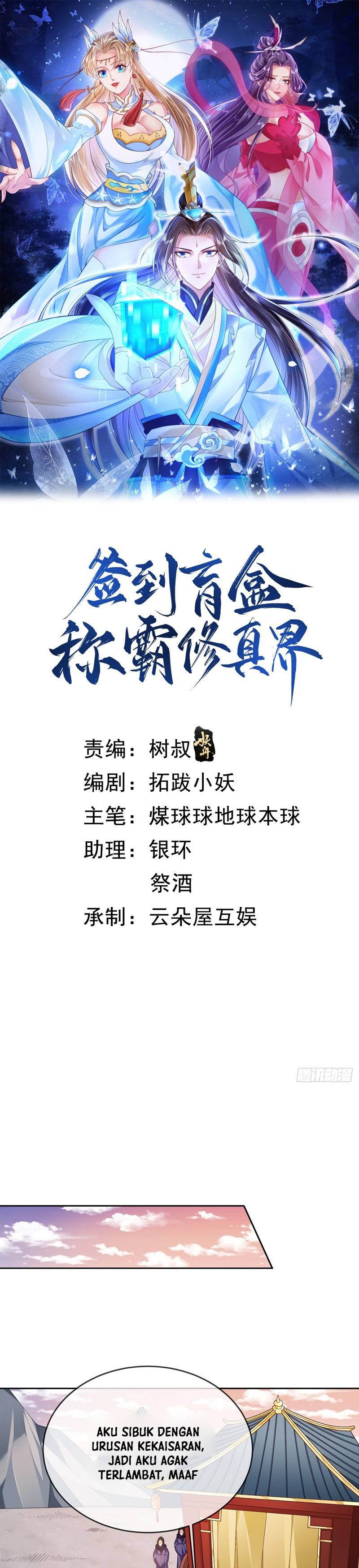 Sign in the Mystery Box to Dominate the World of Cultivation Chapter 55 Bahasa Indonesia