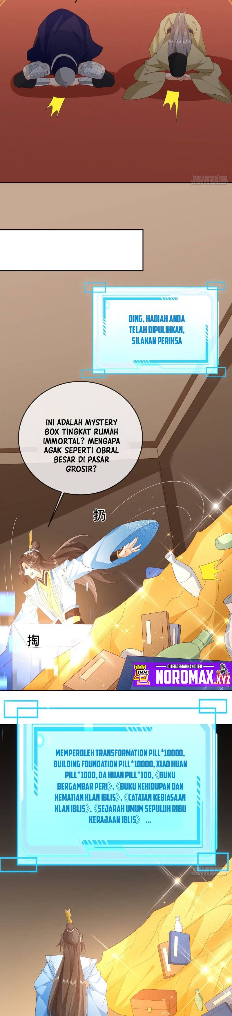 Sign in the Mystery Box to Dominate the World of Cultivation Chapter 68 Bahasa Indonesia