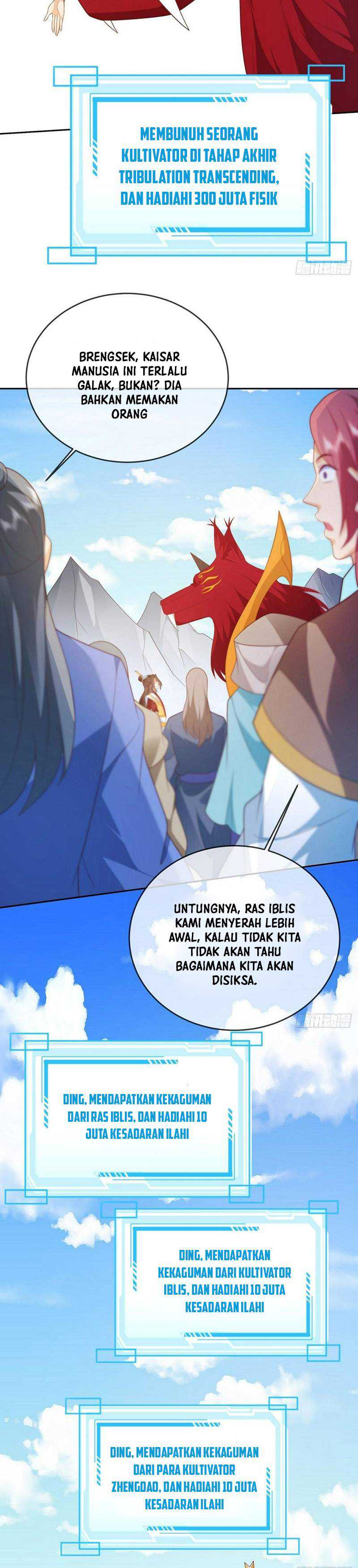 Sign in the Mystery Box to Dominate the World of Cultivation Chapter 74 Bahasa Indonesia
