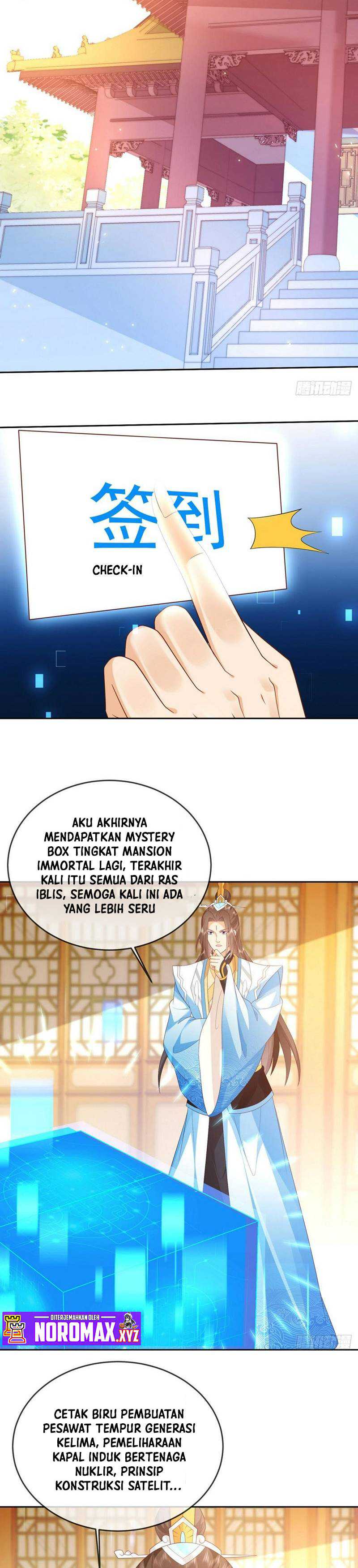 Sign in the Mystery Box to Dominate the World of Cultivation Chapter 74 Bahasa Indonesia