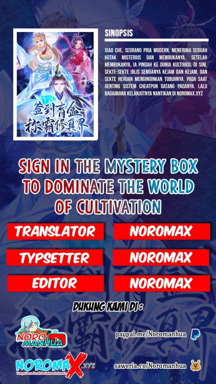 Sign in the Mystery Box to Dominate the World of Cultivation Chapter 80 Bahasa Indonesia