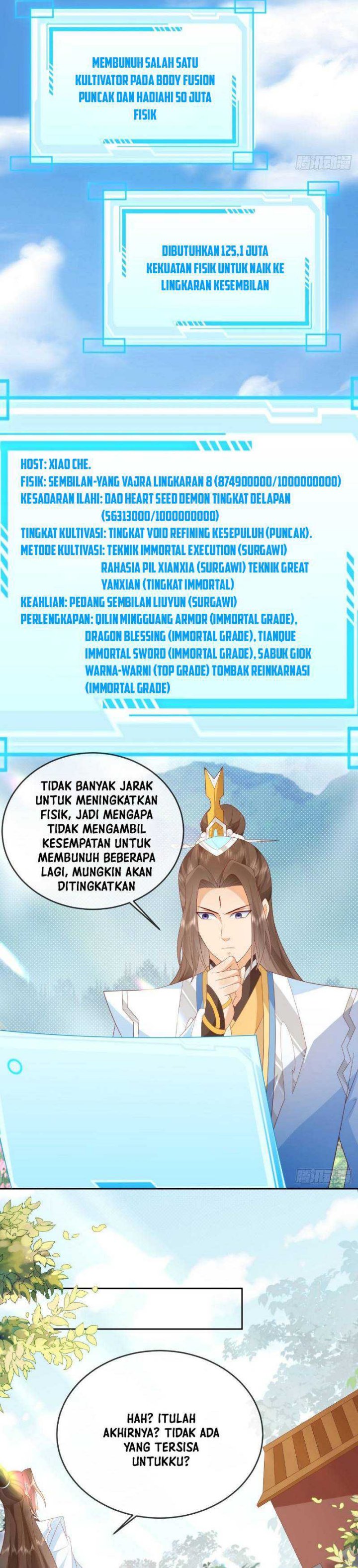 Sign in the Mystery Box to Dominate the World of Cultivation Chapter 80 Bahasa Indonesia