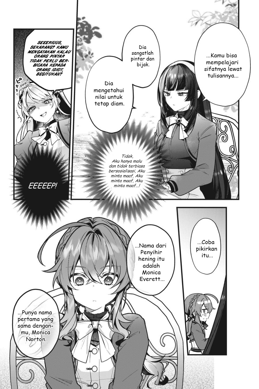 Silent Witch Chinmoku no Majo no Kakushigoto Chapter 17 Bahasa Indonesia