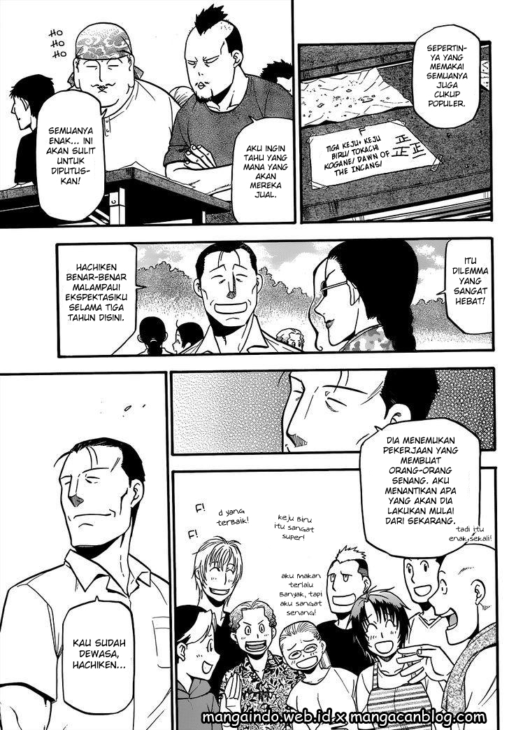 Silver Spoon Chapter 110
