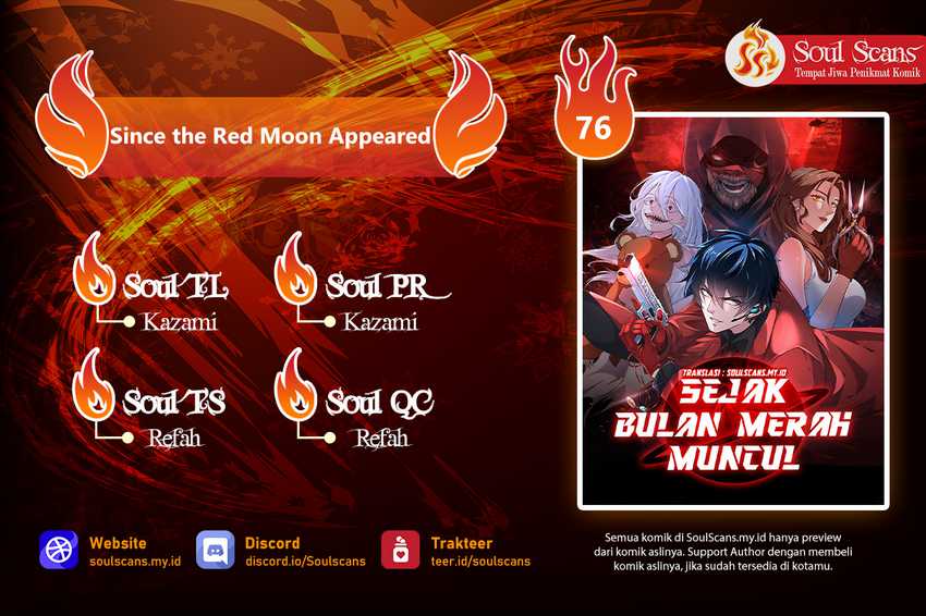 Since The Red Moon Appeared Chapter 76 Bahasa Indonesia