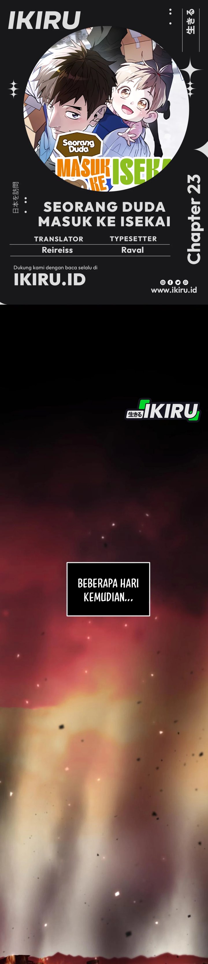 Single Dad in Another World Chapter 23 Bahasa Indonesia