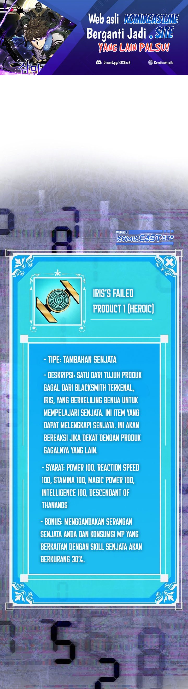 Sleeping Ranker Chapter 63 Bahasa Indonesia