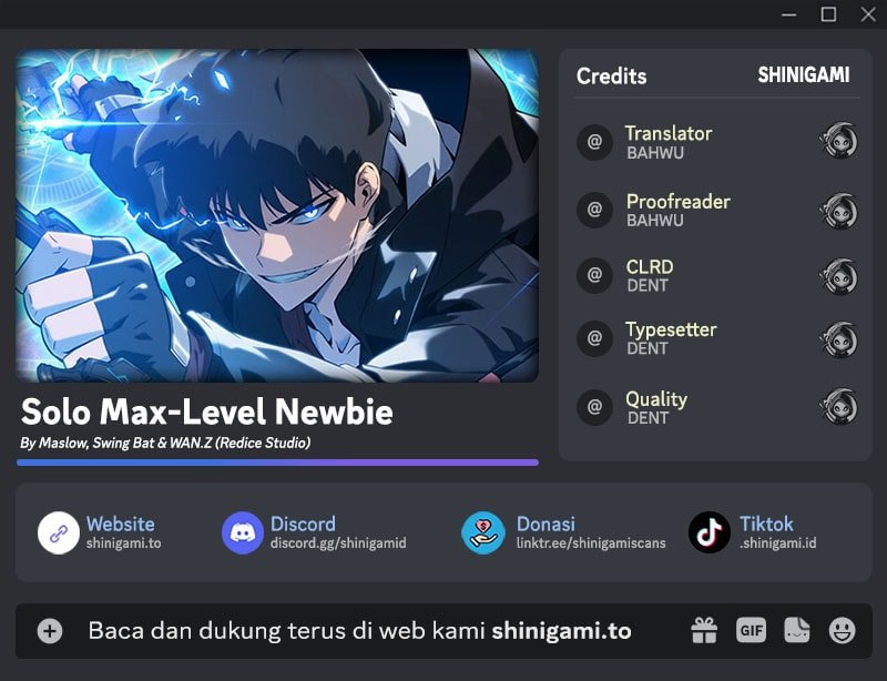 Solo Max-Level Newbie Chapter 220 Bahasa Indonesia