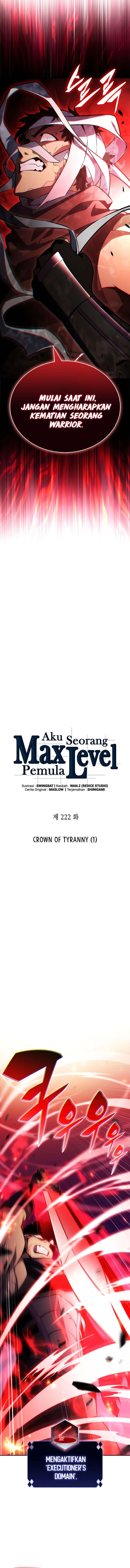 Solo Max-Level Newbie Chapter 222 Bahasa Indonesia
