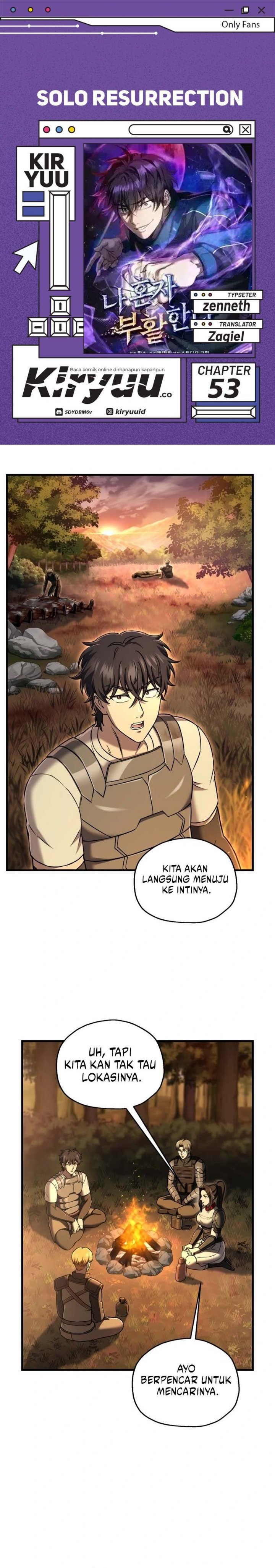 Solo Resurrection Chapter 53 Bahasa Indonesia