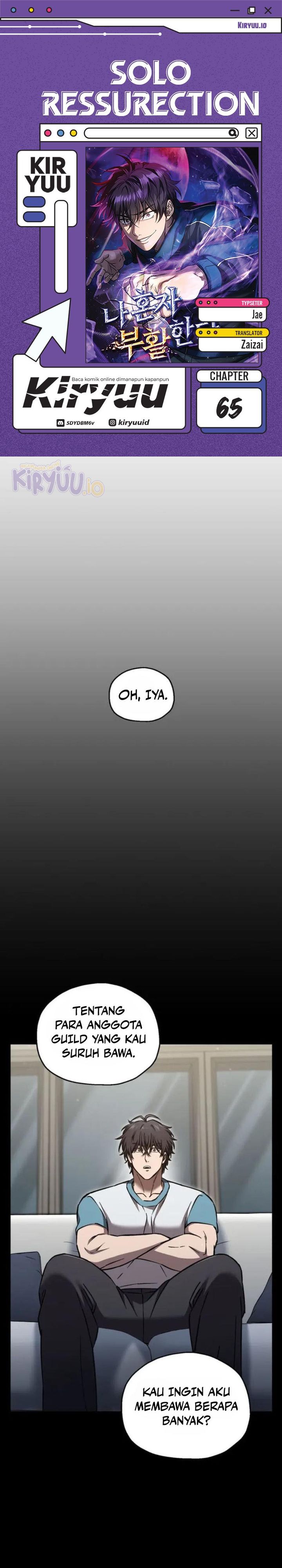 Solo Resurrection chapter 65