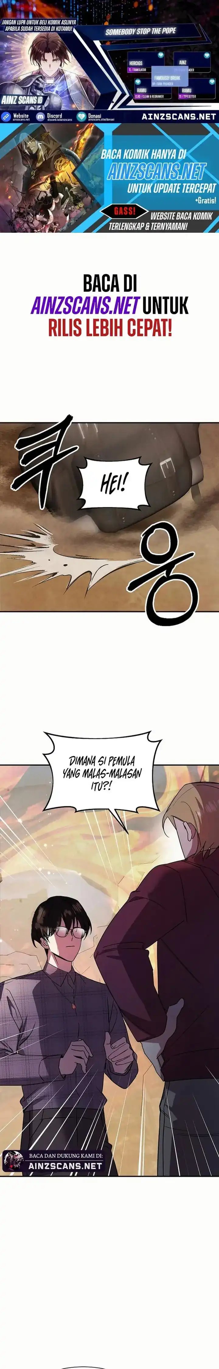Somebody Stop the Pope Chapter 56 Bahasa Indonesia