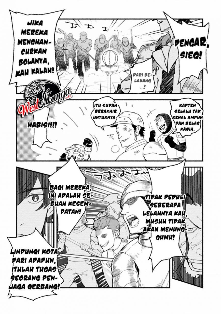 Sono Monban, Saikyou Nitsuki: Tsuihou Sareta Bougyo Ryoku 9999 no Senshi, Outo no Monban Toshite Musou Suru chapter 1