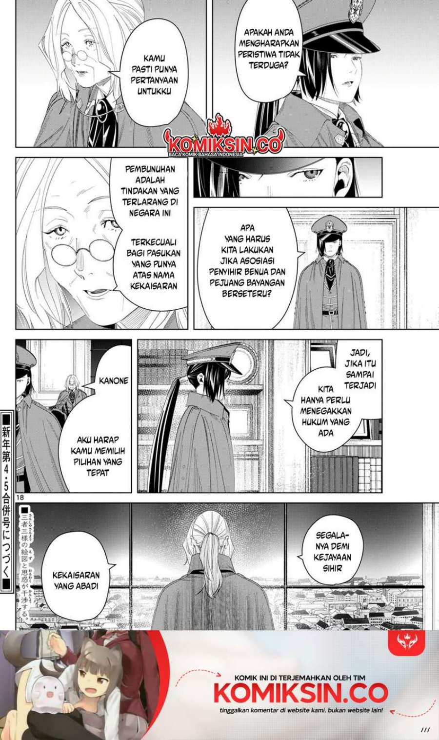 Sousou no Frieren Chapter 139 Bahasa Indonesia