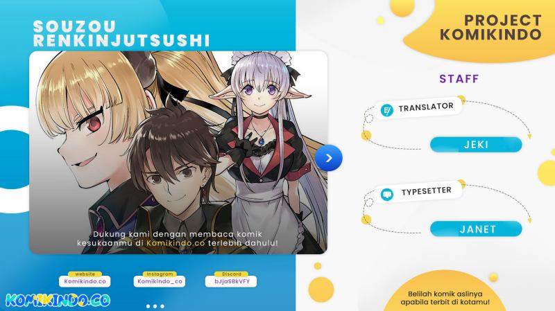 Souzou Renkinjutsushi wa Jiyuu wo Ouka Suru Kokyou wo Tsuihou Saretara Chapter 05.1 Bahasa Indonesia