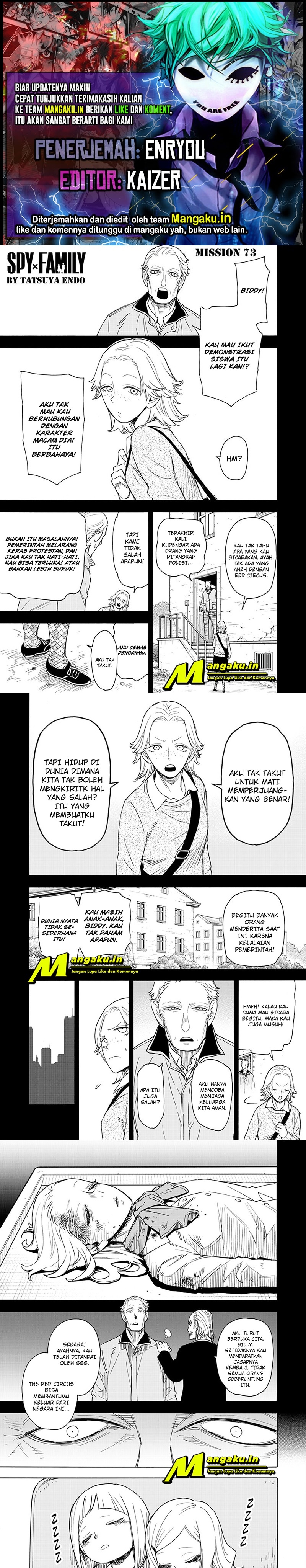 Spy X Family Chapter 73 Bahasa Indonesia