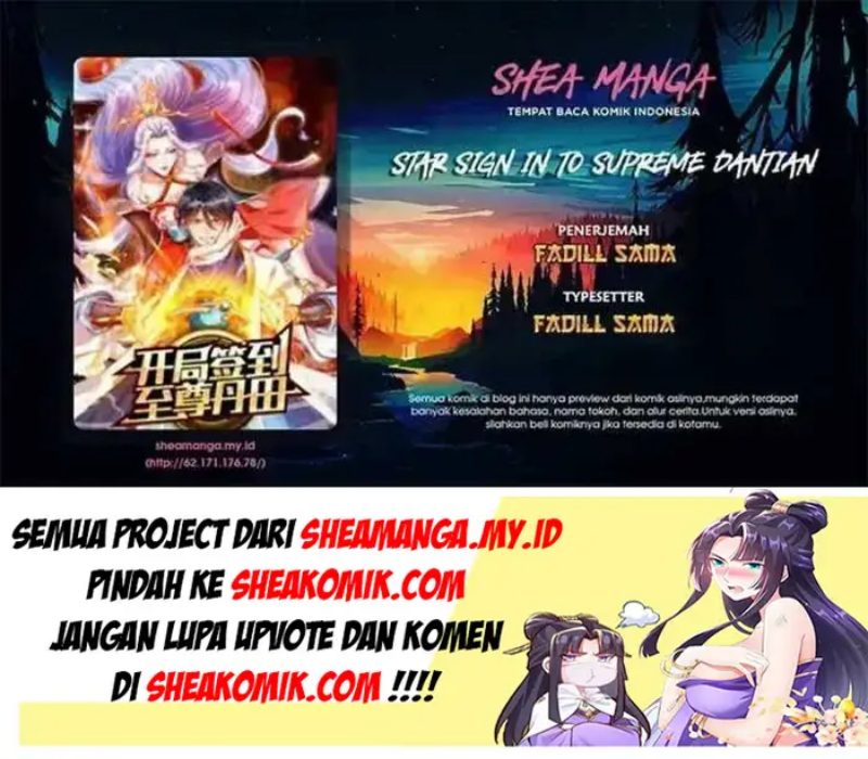 Star Sign In To Supreme Dantian chapter 167
