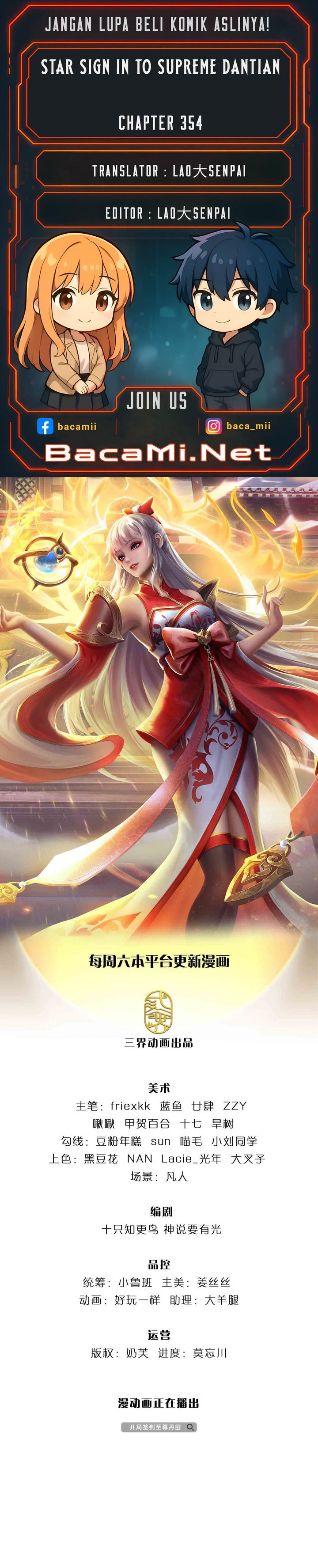 Star Sign In To Supreme Dantian Chapter 354 Bahasa Indonesia