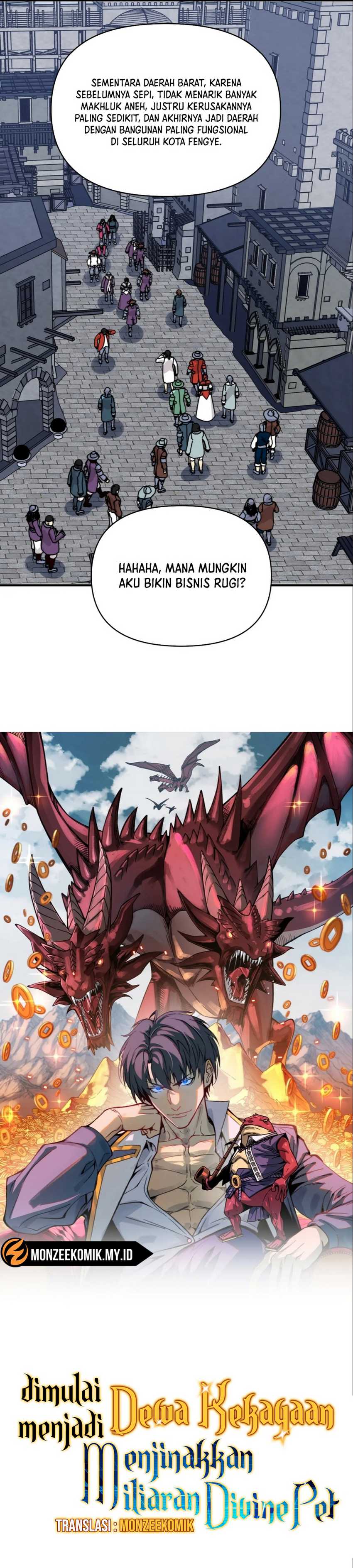 Start by changing your job to the God of Wealth and taming billions of divine pets! Chapter 09 Bahasa Indonesia