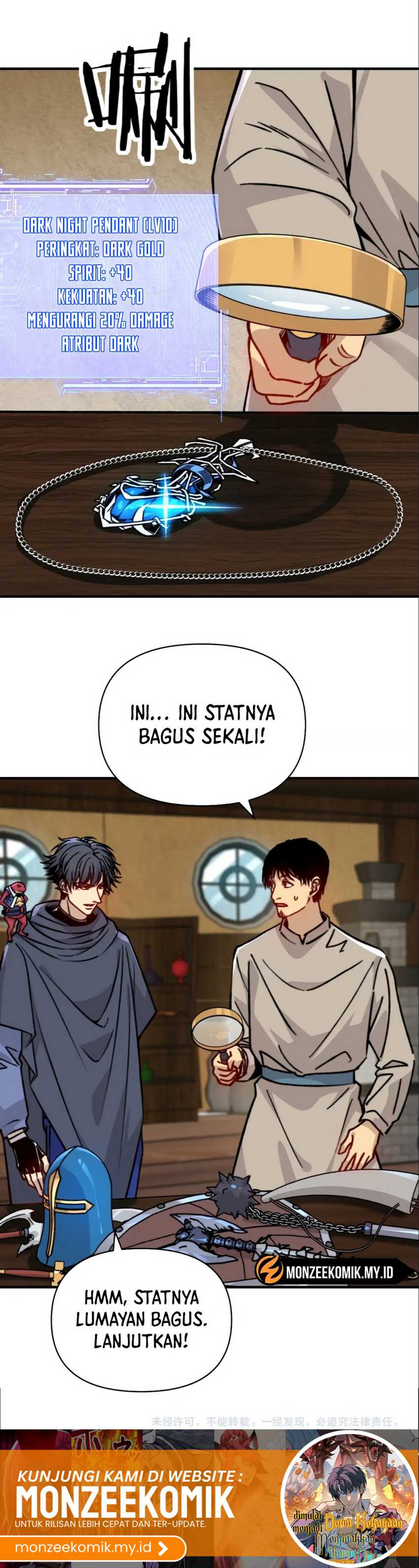 Start by changing your job to the God of Wealth and taming billions of divine pets! Chapter 09 Bahasa Indonesia