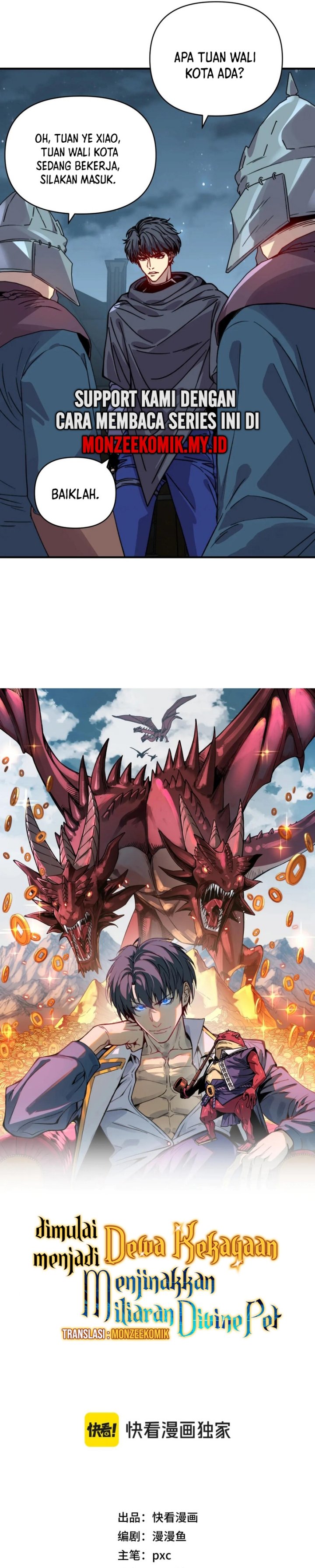 Start by changing your job to the God of Wealth and taming billions of divine pets! chapter 24
