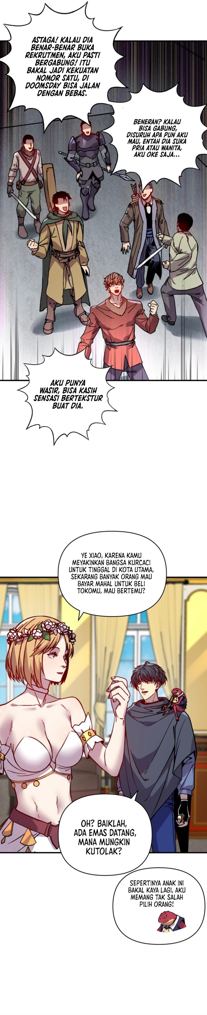 Start by changing your job to the God of Wealth and taming billions of divine pets! chapter 32