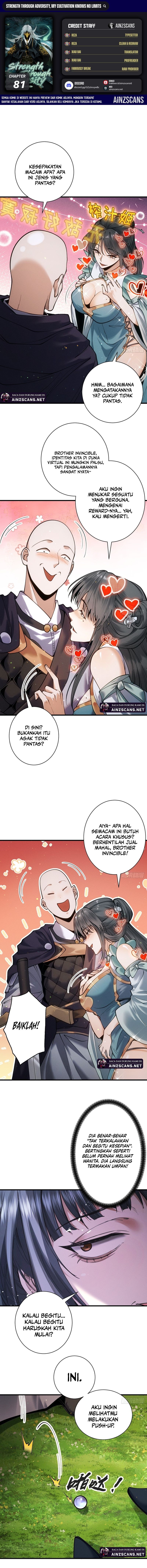 Strength Through Adversity, My Cultivation Knows No Limits Chapter 81 Bahasa Indonesia