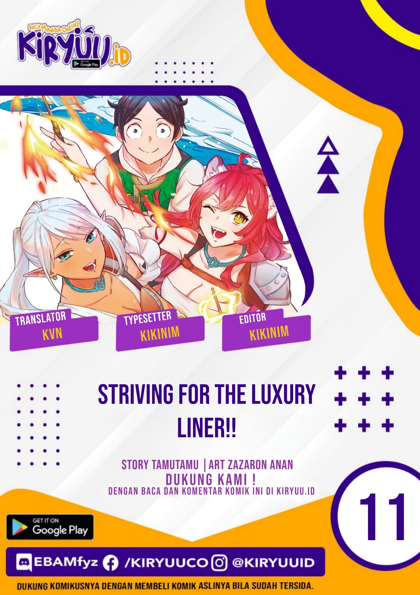 Striving For The Luxury Liner!! ~Get That Rich Chapter 11 Bahasa Indonesia