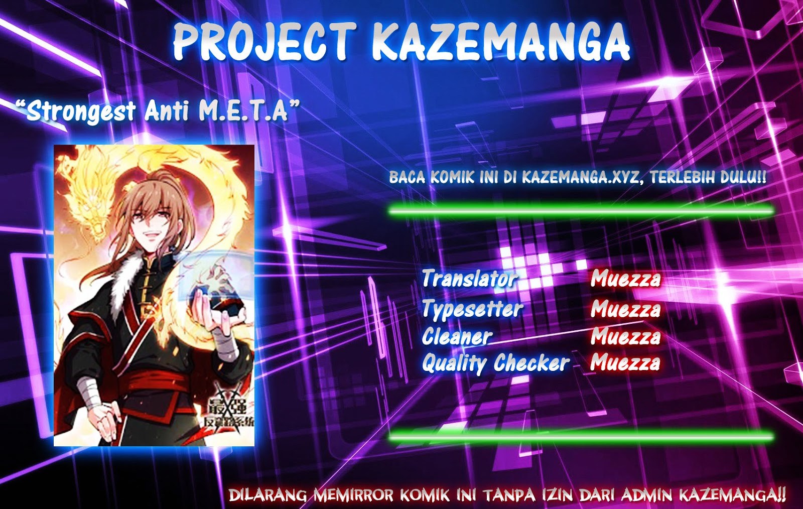 Strongest Anti M.E.T.A chapter 1