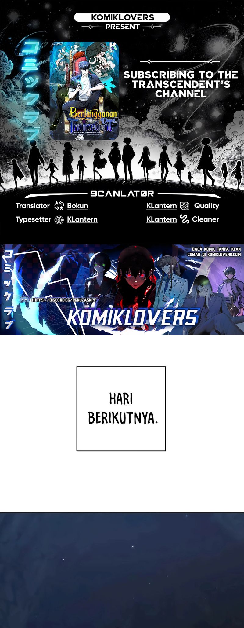 Subscribing to the Transcendent’s Channel Chapter 03 Bahasa Indonesia