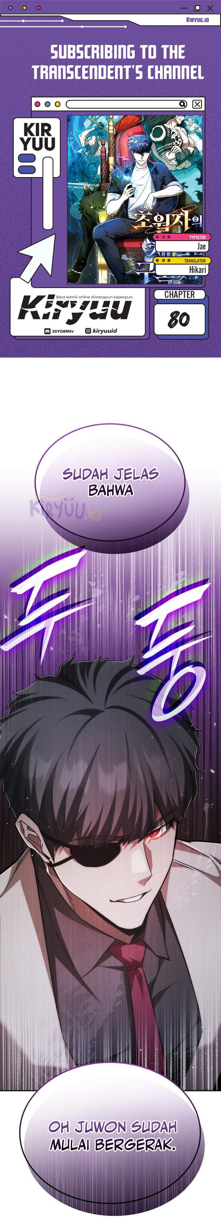 Subscribing to the Transcendent’s Channel chapter 80