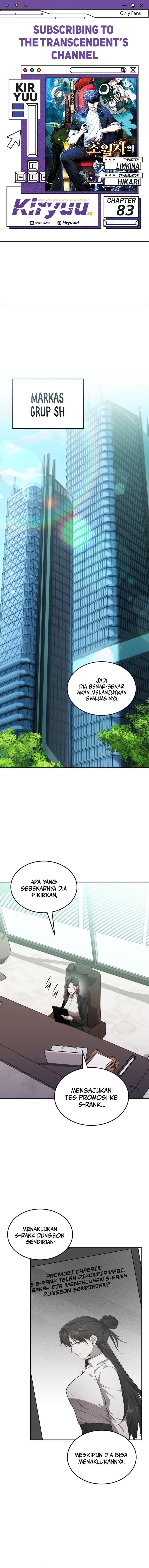 Subscribing to the Transcendent’s Channel Chapter 83 Bahasa Indonesia