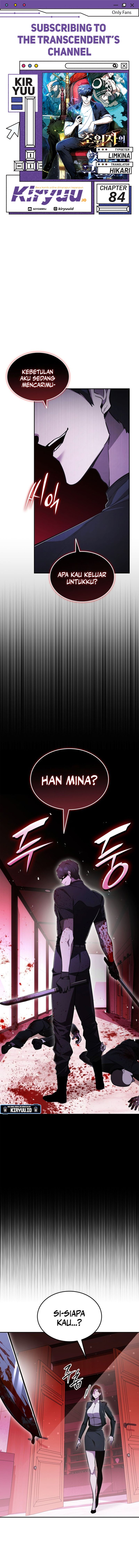 Subscribing to the Transcendent’s Channel Chapter 84 Bahasa Indonesia