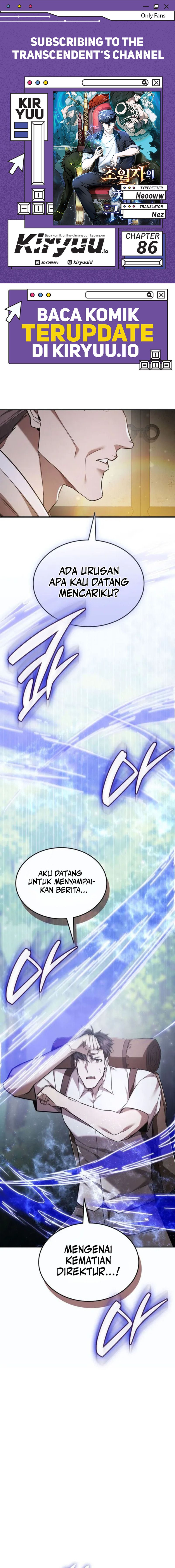 Subscribing to the Transcendent’s Channel chapter 86